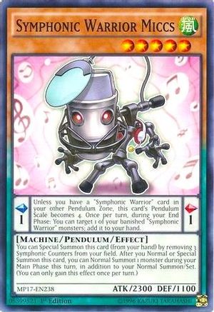 Symphonic Warrior Miccs (MP17-EN238) - 2017 Mega-Tins Mega Pack 1st Edition
