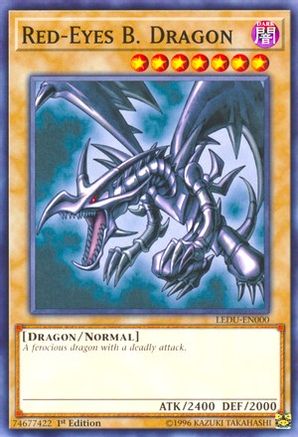 Red-Eyes B. Dragon (LEDU-EN000) - Legendary Duelists 1st Edition