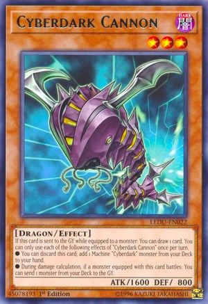 Cyberdark Cannon (LEDU-EN022) - Legendary Duelists 1st Edition