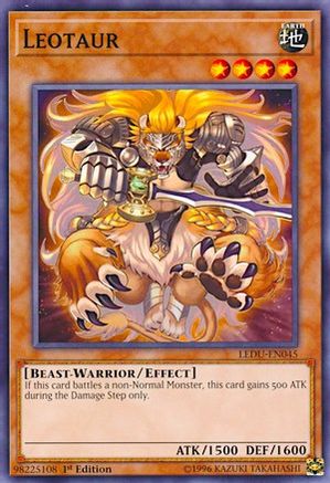 Leotaur (LEDU-EN045) - Legendary Duelists 1st Edition