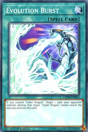 Evolution Burst (LEDD-ENB14) - Legendary Dragon Decks 1st Edition