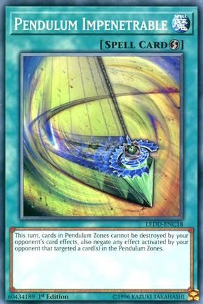 Pendulum Impenetrable (LEDD-ENC18) - Legendary Dragon Decks 1st Edition