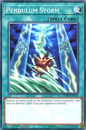 Pendulum Storm (LEDD-ENC19) - Legendary Dragon Decks 1st Edition