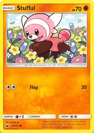 Stufful 055/111  SM  Crimson Invasion - Common