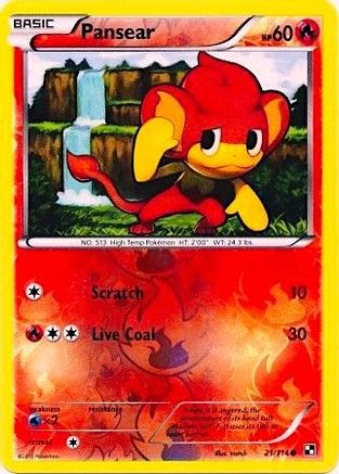 Pansear 021/114  - Reverse Holofoil Miscellaneous Cards & Products - Promo