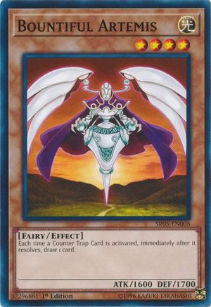 Bountiful Artemis (SR05-EN008) - Structure Deck: Wave of Light 1st Edition