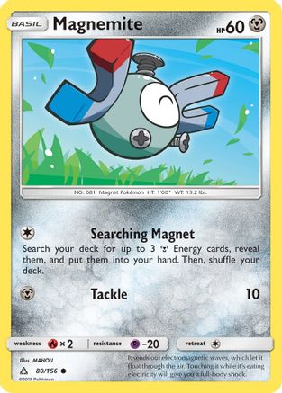 Magnemite (80) 080/156  SM  Ultra Prism - Common