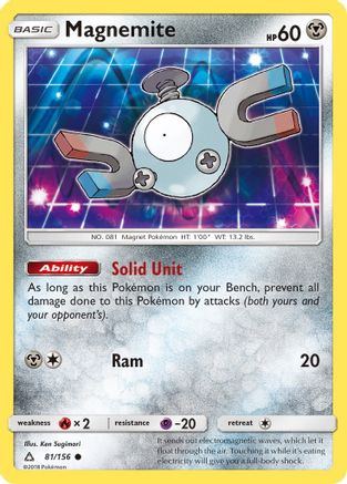 Magnemite (81) 081/156  SM  Ultra Prism - Common