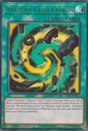 Ancient Gear Fusion (LED2-EN032) - Legendary Duelists: Ancient Millennium 1st Edition