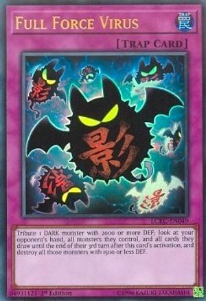 Full Force Virus (LCKC-EN049) - Legendary Collection Kaiba 1st Edition