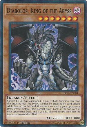 Diabolos, King of the Abyss (SR06-EN004) - Structure Deck: Lair of Darkness 1st Edition