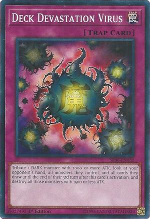 Deck Devastation Virus (SR06-EN032) - Structure Deck: Lair of Darkness 1st Edition