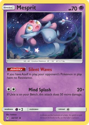 Mesprit 042/131  SM  Forbidden Light - Uncommon