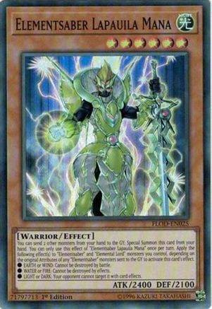 Elementsaber Lapauila Mana (FLOD-EN025) - Flames of Destruction 1st Edition