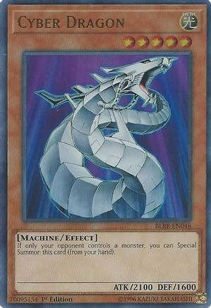 Cyber Dragon (BLRR-EN048) - Battles of Legend: Relentless Revenge 1st Edition