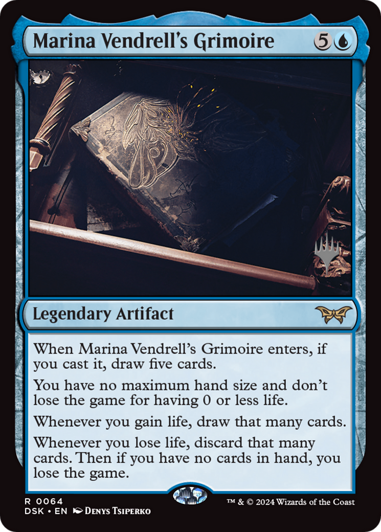 Marina Vendrell's Grimoire (PPDSK-64P) - Duskmourn: House of Horror Promos Foil