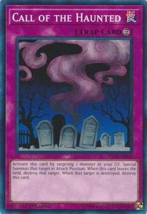 Call of the Haunted (YS18-EN035) - Starter Deck: Codebreaker 1st Edition