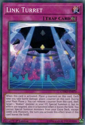 Link Turret (CYHO-EN070) - Cybernetic Horizon 1st Edition