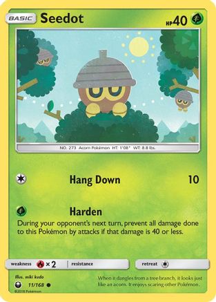 Seedot (11) 011  SM  Celestial Storm - Common
