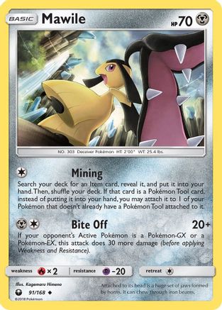 Mawile 091  SM  Celestial Storm - Uncommon