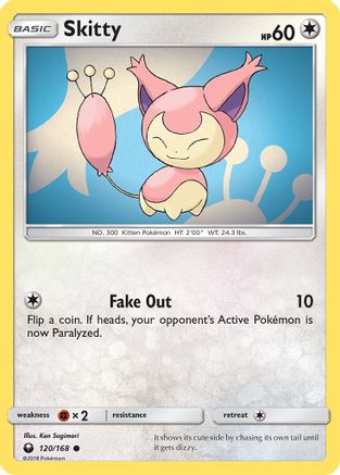 Skitty 120/168  SM  Celestial Storm - Common