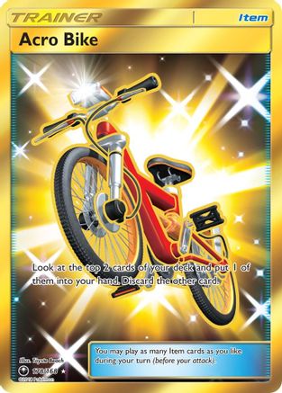 Acro Bike (Secret) 178  - Holofoil SM  Celestial Storm - Secret Rare