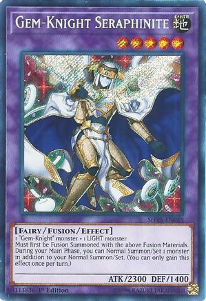Gem-Knight Seraphinite (SHVA-EN048) - Shadows in Valhalla 1st Edition