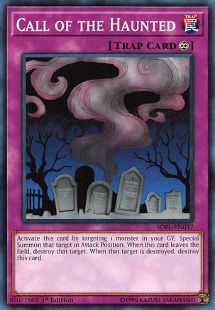 Call of the Haunted (SDPL-EN037) - Structure Deck: Powercode Link 1st Edition