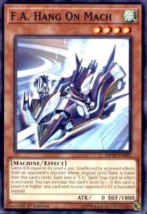 F.A. Hang On Mach (MP18-EN092) - 2018 Mega-Tins Mega Pack 1st Edition