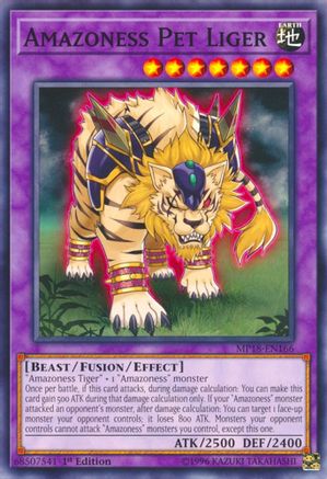 Amazoness Pet Liger (MP18-EN166) - 2018 Mega-Tins Mega Pack 1st Edition