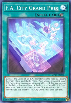 F.A. City Grand Prix (MP18-EN227) - 2018 Mega-Tins Mega Pack 1st Edition