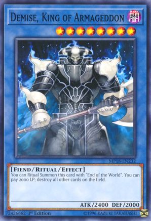 Demise, King of Armageddon (MP18-EN232) - 2018 Mega-Tins Mega Pack 1st Edition