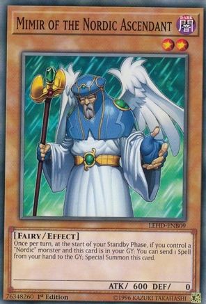 Mimir of the Nordic Ascendant (LEHD-ENB09) - Legendary Hero Decks 1st Edition