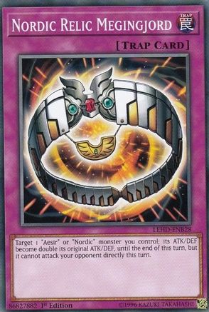 Nordic Relic Megingjord (LEHD-ENB28) - Legendary Hero Decks 1st Edition