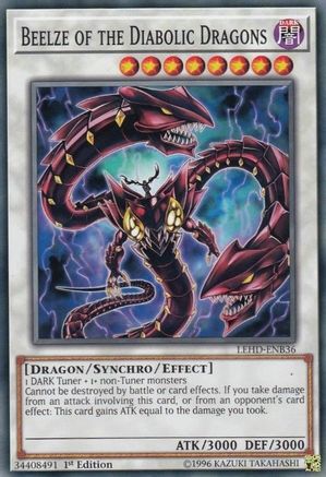 Beelze of the Diabolic Dragons (LEHD-ENB36) - Legendary Hero Decks 1st Edition