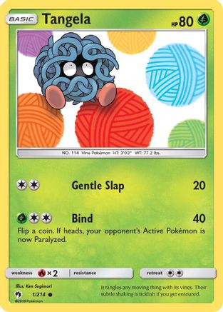 Tangela 001/214  SM  Lost Thunder - Common