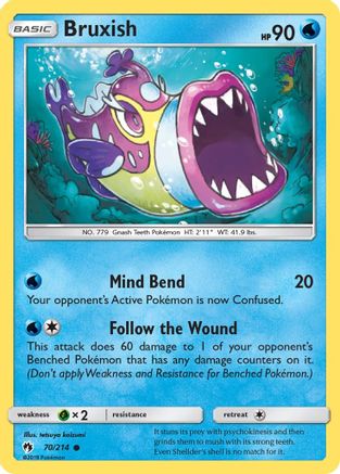 Bruxish 070/214  SM  Lost Thunder - Common