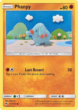 Phanpy 111/214  SM  Lost Thunder - Common