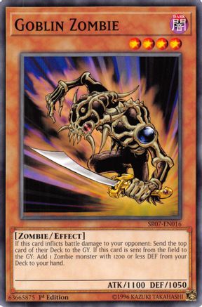 Goblin Zombie (SR07-EN016) - Structure Deck: Zombie Horde 1st Edition