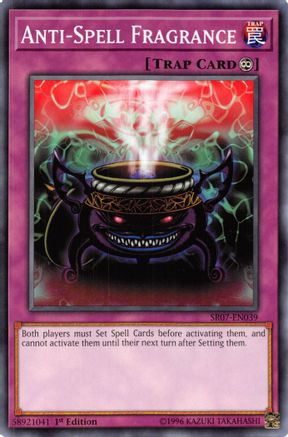 Anti-Spell Fragrance (SR07-EN039) - Structure Deck: Zombie Horde 1st Edition