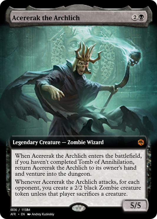 Acererak the Archlich (PRM-92688) - Magic Online Promos Foil