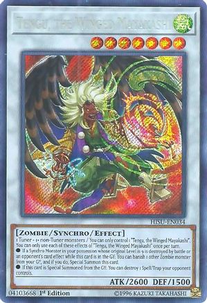Tengu, the Winged Mayakashi (HISU-EN034) - Hidden Summoners 1st Edition