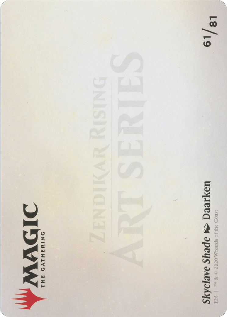 Skyclave Shade // Skyclave Shade (AZNR-061) - Zendikar Rising Art Series (Borderless)