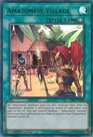 Amazoness Village (SS02-ENV03) - Speed Duel Decks: Duelists of Tomorrow 1st Edition