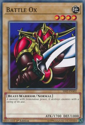Battle Ox (SS02-ENA02) - Speed Duel Decks: Duelists of Tomorrow 1st Edition