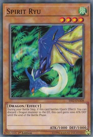 Spirit Ryu (SS02-ENA08) - Speed Duel Decks: Duelists of Tomorrow 1st Edition