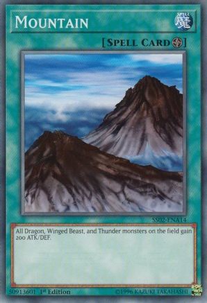 Mountain (SS02-ENA14) - Speed Duel Decks: Duelists of Tomorrow 1st Edition