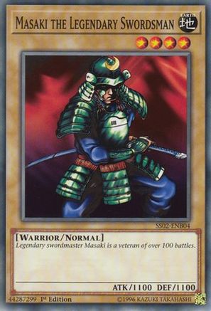 Masaki the Legendary Swordsman (SS02-ENB04) - Speed Duel Decks: Duelists of Tomorrow 1st Edition