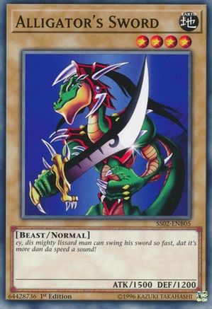 Alligator's Sword (SS02-ENB05) - Speed Duel Decks: Duelists of Tomorrow 1st Edition