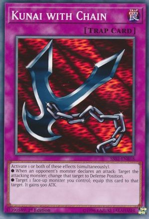 Kunai with Chain (SS02-ENB18) - Speed Duel Decks: Duelists of Tomorrow 1st Edition